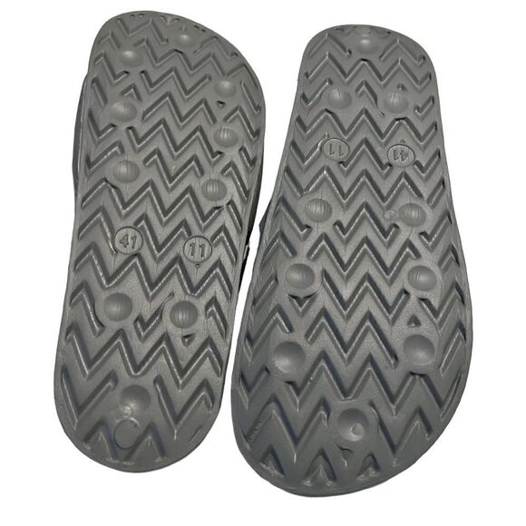 Tretorn Tragrant Multicolor Rainbow Silver Gray Slip On Sandals Slides Size 11 - Picture 2 of 9